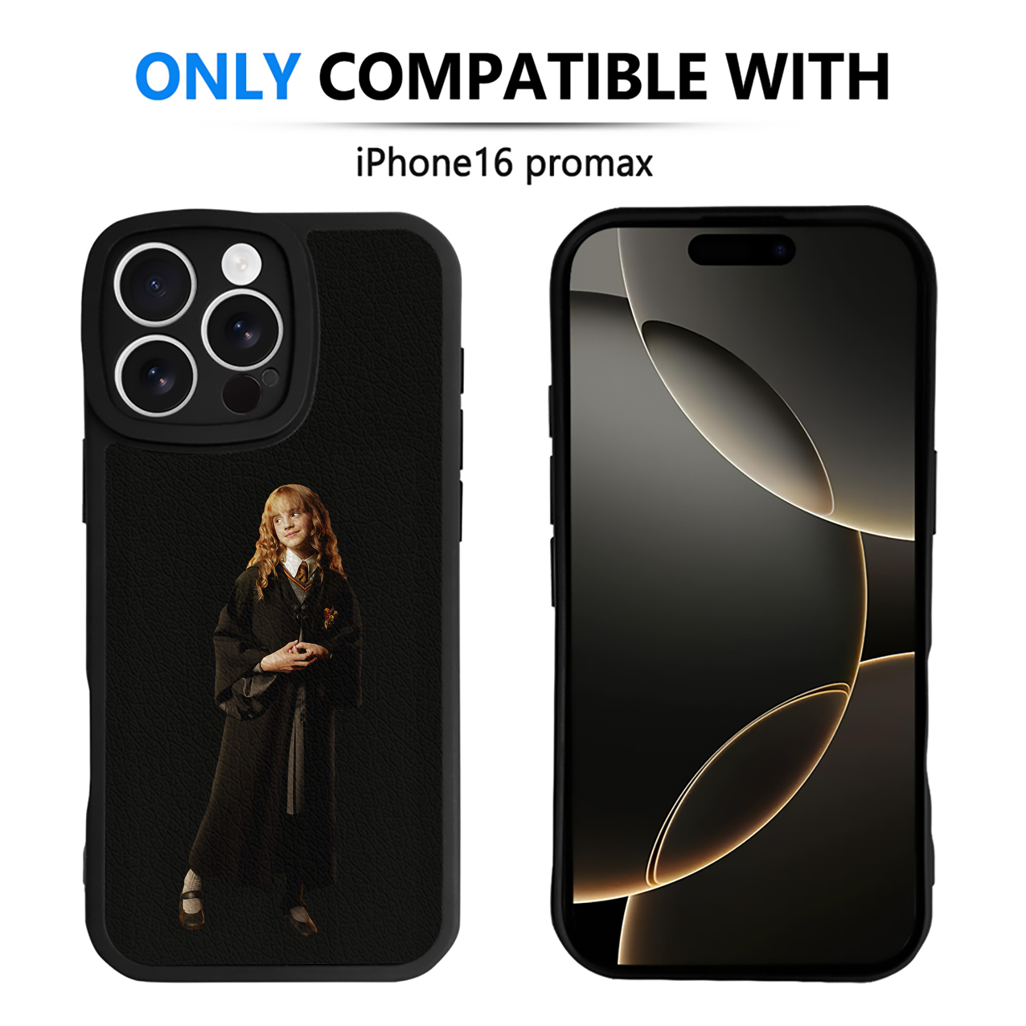 （画像用） Harry Potter ハリー・ポッターシリーズ 【iPhone 16シリーズ対応】シリコンスマホケース（レザー調） 材質：シリコン